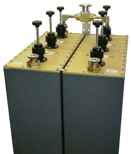 FM radio star point dual-combiner, 87.5-108MHz, 7/8″ EIA and 1-5/8″ EIA, 1.5MHz spacing, 2 x 5kW